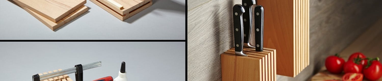 Vi sätter beslag på baksidan, så att vi kan hänga upp blocket och hållaren. Vi sätter beslag på baksidan, så att vi kan hänga upp blocket och hållaren.